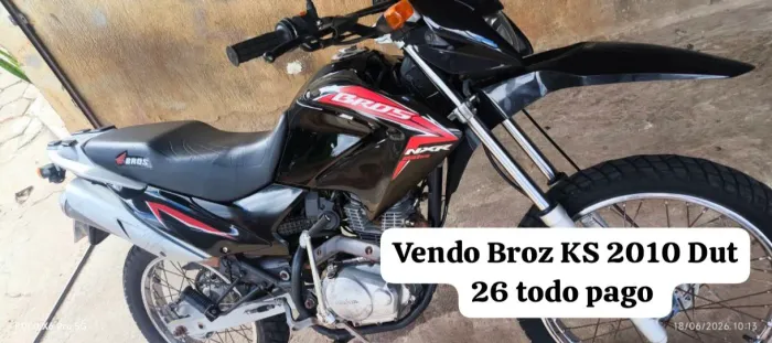 Vendo Broz KS 2010 documento todo pago tudo em dia 