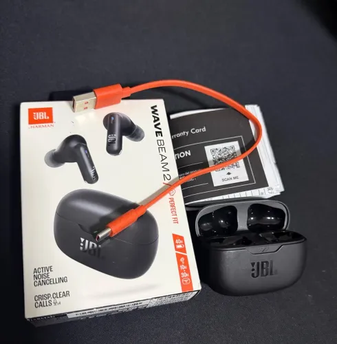 Case JBL Wave Beam 2 original mais cabo USB C