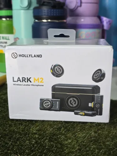 Hollyland lark M2 combo lacrado microfone de lapela