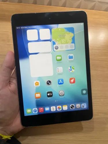 iPad mini 5 cinza-espacial 256Gb