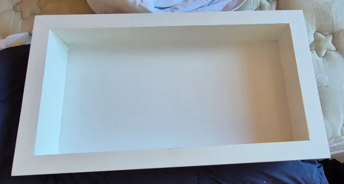 ? Nicho de Embutir Quartzo Branco Luxo (Novo) - 69x39