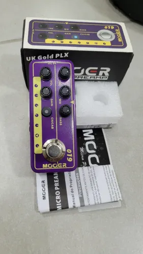 Pedal Mooer Uk Gold Plx M019 Pré Amplificador Guitarra! não é nobels fulltone wampler boss