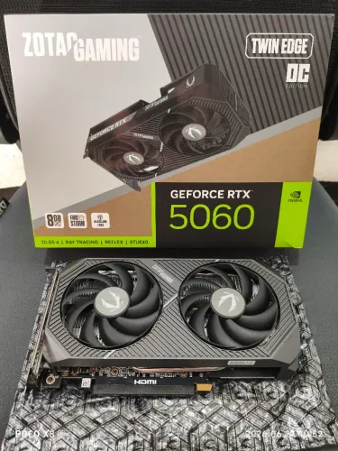 Placa de Vídeo RTX 5060 8GB Zotac Semi nova