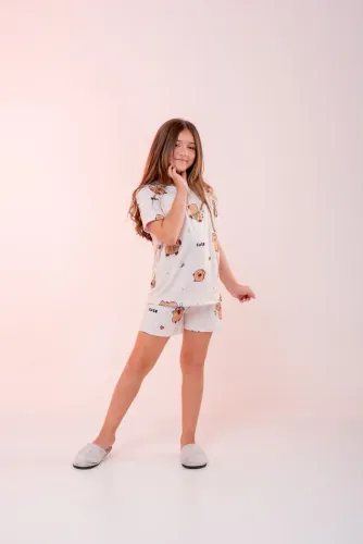 Pijama Infantil Capivara Cute em Suede