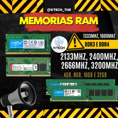 Memoria DDR3L 8GB 1600Mhz (12800) Para Notebook e Pc
