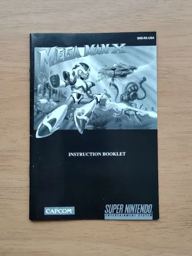 Manual Original Megaman X SNES