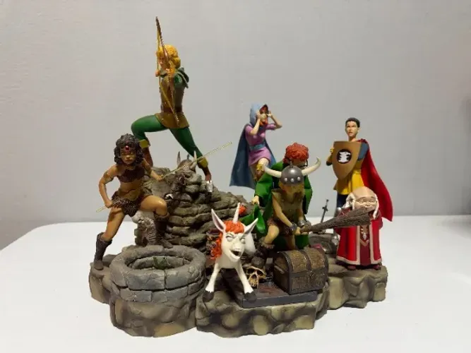 Set Caverna do Dragão - Iron Studios