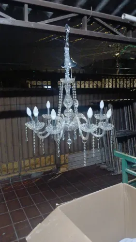 Lustre pendente de cristal