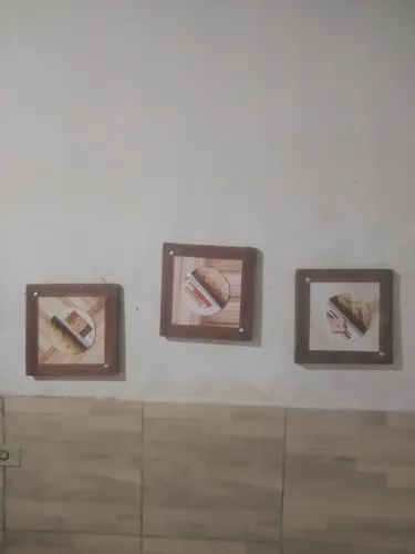 Trio de quadro para consinha rústico usados