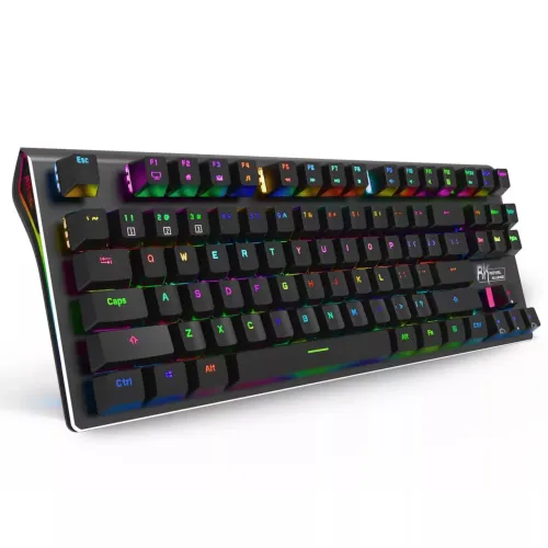 Teclado sem fio Royal Kludge RKG87 Bluetooth RGB