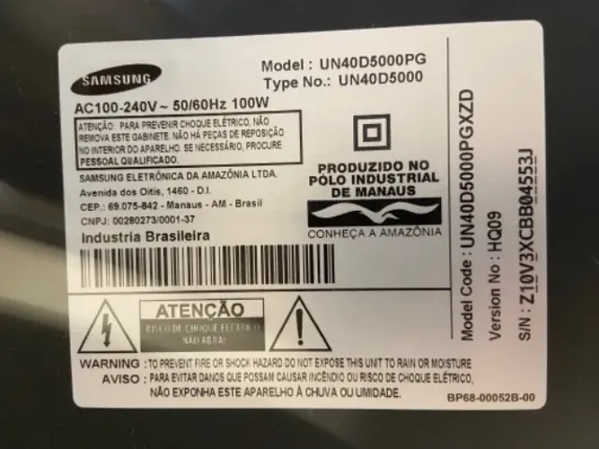 TV Samsung 40 polegadas com Amazon stick para ficar Smart