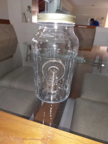 Nadir Figueiredo - Pote Americano Vintage 1,5L Grande C/Tampa Nadir <br>