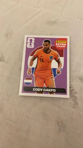 Figurinha extra Gakpo roxo
