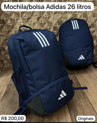 Mochila Adidas Azul nova 26,5l
