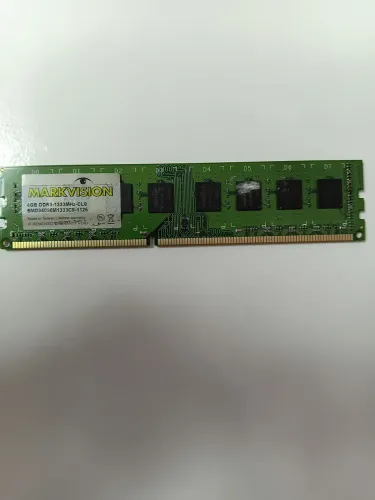 Memória RAM 4GB DDR3 1333MHz Markvision BMD34096M1333C9 Desktop PC Verde
