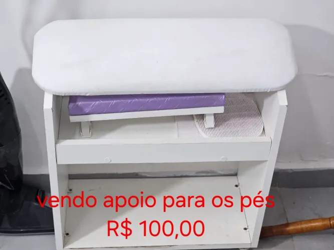 Apoio para pés pedicure