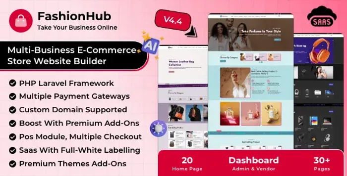 Fashionhub - SaaS de Ecommerce 