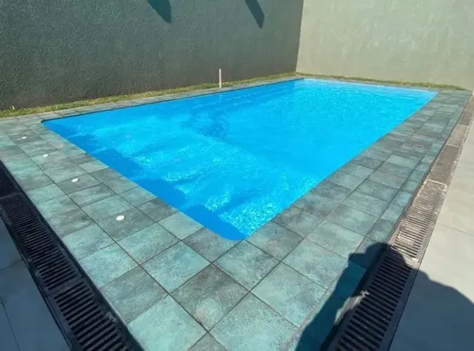Piscina de fibra 6 Mts nas cores: Branca ,azul e cor grafite !