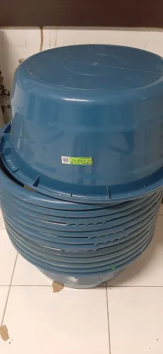 Bacia plastico fibra 80 litros de agua 