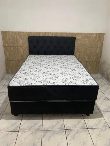 Cama box casal (com molas) nova