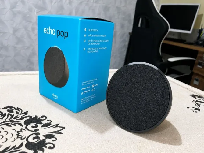 Echo Pop Alexa Original - Seminova na Caixa | Estado de Nova