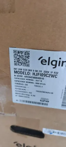 AR CONDIONADO ELGIN INVERTER NOVO JA INSTALADO