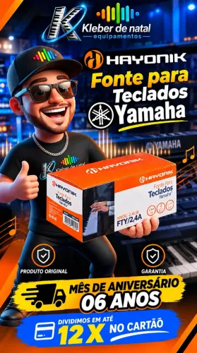 FONTE PARA TECLADO YAMAHA  / ENTREGA GRATIS EM NATAL 