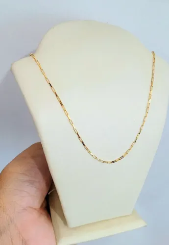 Corrente Masculina Bloquinho Ouro 18k LEIA!