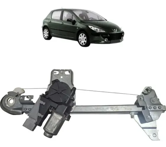 Maquina Vidro Traseiro Direito Peugeot 307 Hatch Manual 2008