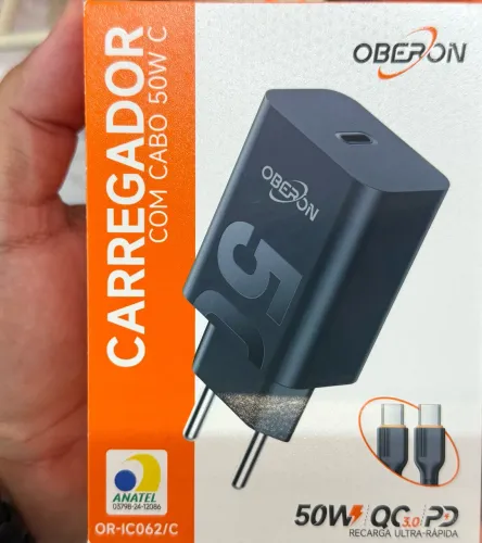 CARREGADOR 50W C PARA C REF.: OR-IC062/C
