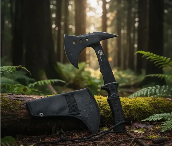 Machadinha Machado Tático Machete Tomahawk Arremesso Viking