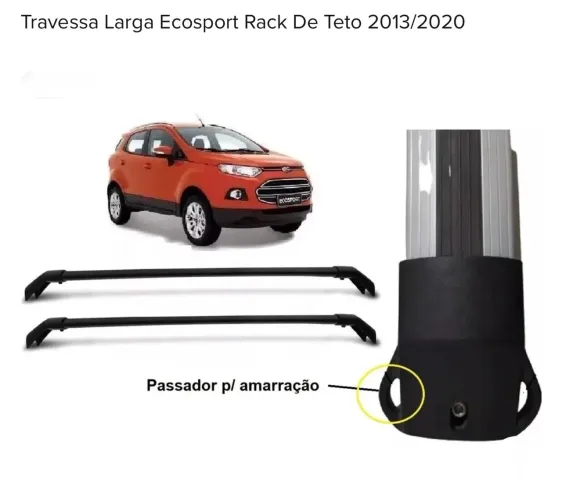 Rack de teto pra Ecosport 2013/2021