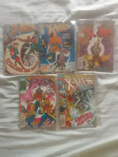 5 revistas X men editora Abril n 6 , 9, 68, 81 e 82