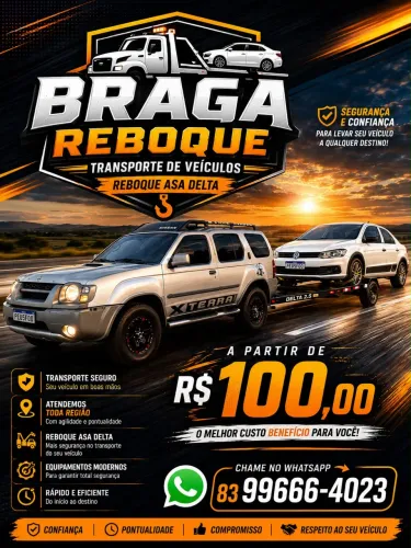 Reboque Asa Delta guincho transporte veículos