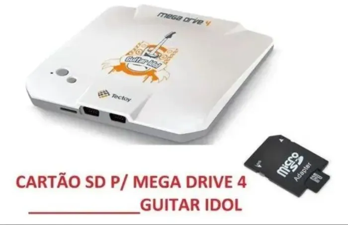 Cartão SD para mega drive 4 guitar idol