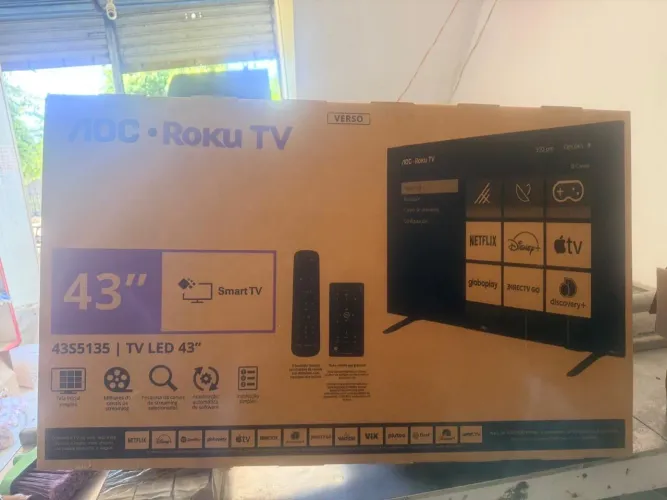 TV televisão 43 polegadas Nova na caixa