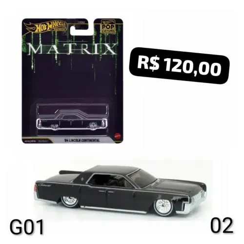 Hotwheels Lincoln Continental Matrix (premium)