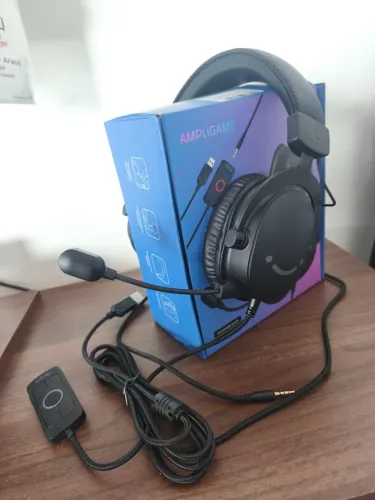 Headset Gamer Fifine H9 Som Surround 7.1
