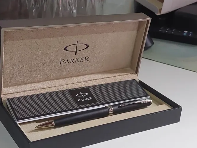 Caneta Esferográfica Parker Sonnet Negro Fosco Ct S0818140, Parker, S0818140, N/A