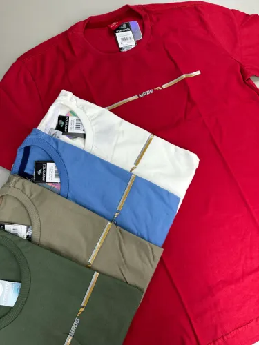 Camiseta gola redonda masculina 
