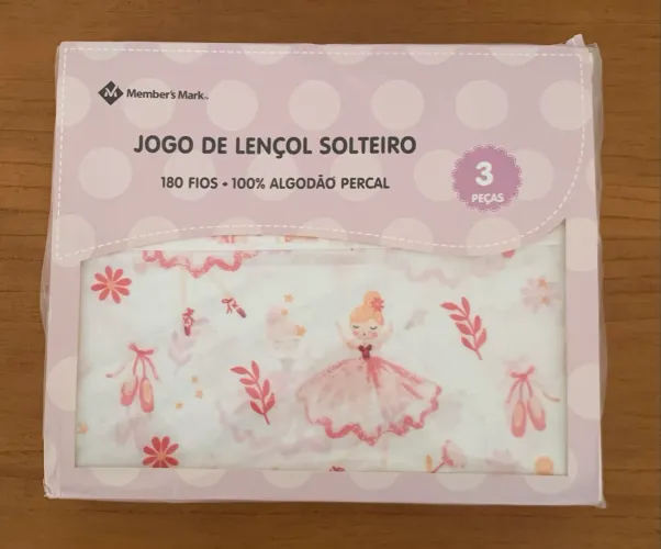 Jogo de lençol solteiro 180 fios