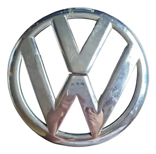 Emblema Vw Grade Fox 2010 A 2014 Dianteira Cromada