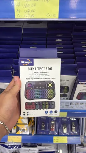 Mini teclado sem fio - Novo na caixa!