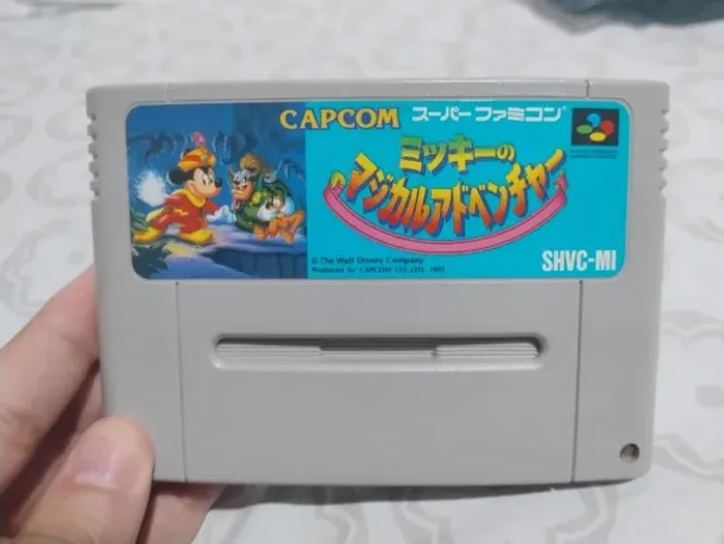 Super Famicom (Nintendo) - Fita original - Mickey Mouse 