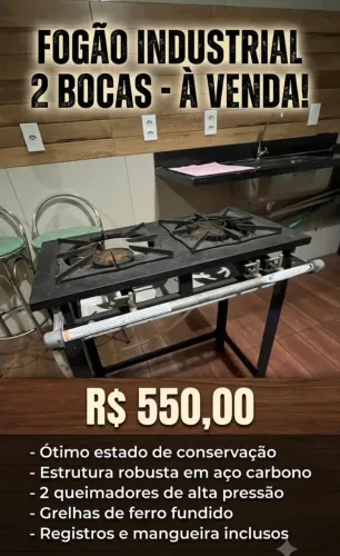 Fogão industrial 