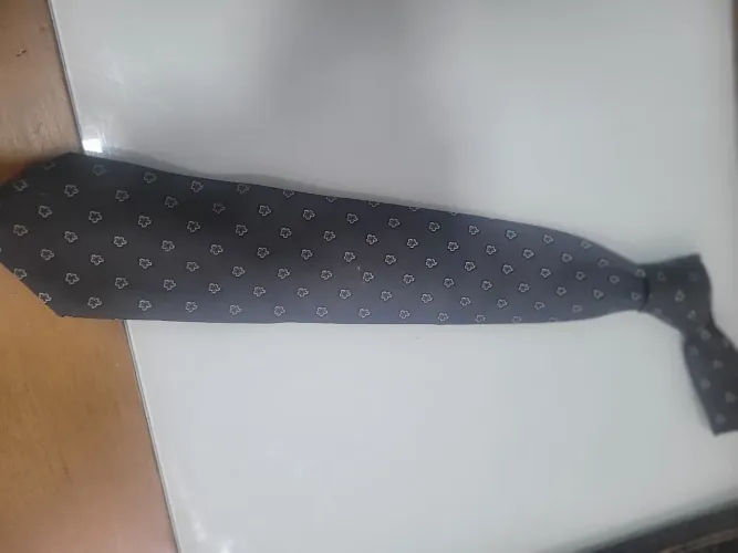 Gravata importada cinza chumbo