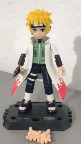 Minato Namikaze Blokees Naruto Completo com Acessórios
