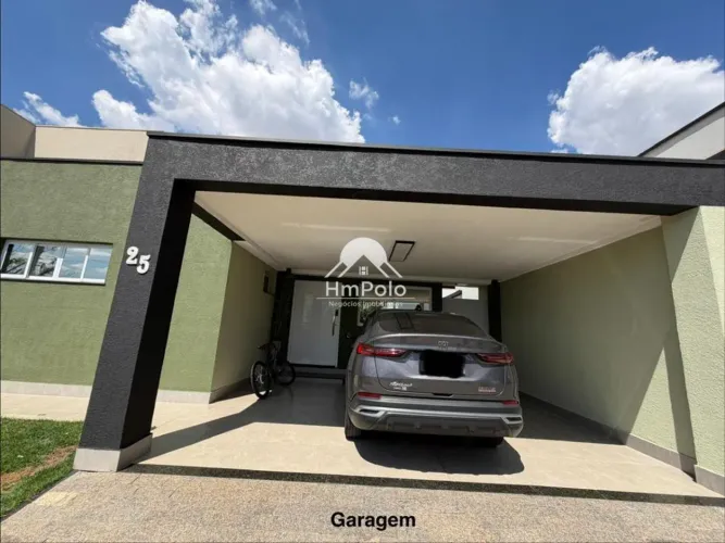 Casa à venda em Hortolândia, Residencial Jardim de Mônaco, com 3 suítes, com 155 m²
