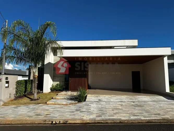 Casa térrea no condomínio Portinari II em Álvares Machado