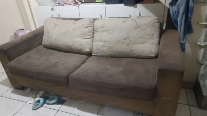 Conjunto de Sofá 2 e 3 Lugares Doação - São Caetano 